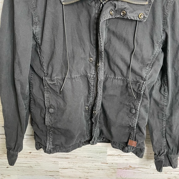 G star raw hooded jacket black large - Picture 4 of 8